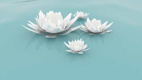 Blender Lotus Flower preview image